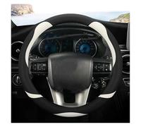 Funda de Microfibra para Volante de Coche, para Toyota Fortuner (2016-2019, 2021 y 2022) y Hilux (2015-2019, 2020 y 2022) (Negro y Blanco)