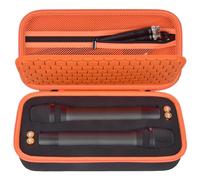 Funda de micrófono inalámbrico para JBL Sistema de Dos Micrófonos Inalámbrico Espuma DIY Encaja también para Cantar para TONOR para Shure para Bietrun para ALPOWL, Reciver, Cable de audio, Cable de