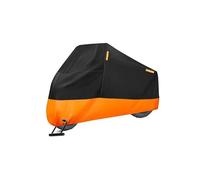 Funda de Moto Impermeable para KTM 125 Duke - Cubierta de Moto Exterior Heavy Duty, Protección Total contra Lluvia Nieve Polvo UV con Ojales Antirrobo y Hebillas Antiviento,Orange