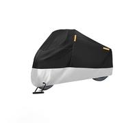 Funda de Moto Impermeable para KTM 790 Adventure - Cubierta de Moto Exterior Heavy Duty, Protección Total contra Lluvia Nieve Polvo UV con Ojales Antirrobo y Hebillas Antiviento,Silver