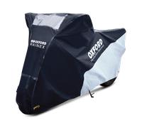 Funda de moto para exterior oxford rainex-moto/scooter-negro/plata-xl para moto