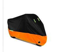 Funda De Moto para Honda NT 700V (2006-2012), Funda Impermeable Motocicleta Resistente Arañazos Los Rayos UV Adecuada Todas Las Estaciones,A/BlackOrange