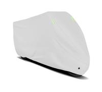 Funda de Moto para Yamaha MT-09 SP 2024, Funda de Tejido Oxford con Orificios para Cerradura, Impermeable Transpirable UV Protección,Silver/D