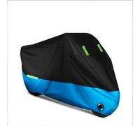 Funda De Moto para Yamaha Sniper 150 2018-2019, Funda Impermeable Motocicleta Resistente Arañazos Los Rayos UV Adecuada Todas Las Estaciones,A/Blackblue