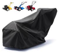 Funda de motoazada gasolina, Cubierta de motoazada, Tejido Oxford 420D resistente a los rayos UV, Al agua y al polvo, Funda universal para rotocultivador con bolsa protectora negra