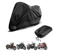 Funda de Motocicleta para 390 Duke Standard 2013-2025 Durable Impermeable Moto protección al Aire Libre para Todas Las Estaciones ciclomotor Cubierta Transpirable Accesorios, Negro Rojo