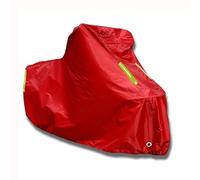 Funda De Motocicleta para BMW HP | Cubierta Protectora De Moto A Prueba De Desgarros，Resistente A Los Rayos UV Y A Los Arañazos Funda de Motos con Bandas(Red)