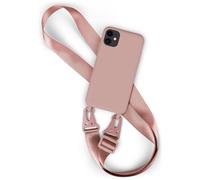 Funda de móvil con correa para Apple iPhone 11 Funda de silicona con cadena p...