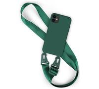 Funda de móvil con correa para Apple iPhone 11 Funda de silicona con cadena p...