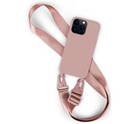 Funda de móvil con correa para Apple iPhone 13 Pro cadena de móvil funda tran...