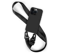 Funda de móvil con correa para Apple iPhone 15 Pro cadena de móvil funda tran...