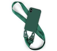 Funda de móvil con correa para Apple iPhone Xr Funda de silicona con cadena p...