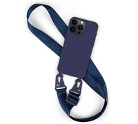 Funda de móvil con correa para iPhone 15 Pro Max cadena de móvil funda transp...