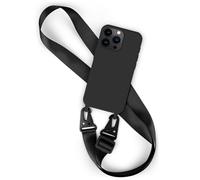 Funda de móvil con correa para iPhone 15 Pro Max cadena de móvil funda transp...
