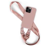 Funda de móvil con correa para iPhone 15 Pro Max cadena de móvil funda transp...