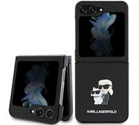 Funda de Móvil Cubierta para Galaxy Z Tapa 5 Karl Lagerfeld Plástico Logo Negro