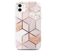 Funda de móvil para Apple iPhone 12 mini funda óptica mármol funda delgada...