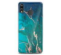 Funda de móvil para Huawei P20 Lite Case óptica mármol funda protectora...