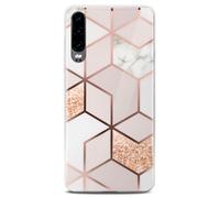 Funda de móvil para Huawei P30 Case óptica mármol Cover Funda protectora...