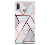 Funda de móvil para Samsung Galaxy A40 Case Marmol Optik Cover Slim...
