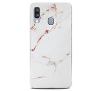 Funda de móvil para Samsung Galaxy A40 Case Marmol Optik Cover Slim...
