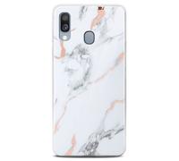 Funda de móvil para Samsung Galaxy A40 Case Marmol Optik Cover Slim...