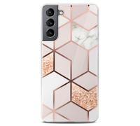 Funda de móvil para Samsung Galaxy S21 Case Marmol Optik Cover Slim...