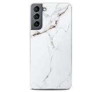 Funda de móvil para Samsung Galaxy S21 Case Marmol Optik Cover Slim...