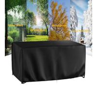 Funda de Muebles de Jardín Exterior, 230x90x25cm/largo x Ancho x Alto Tela Oxford Funda Protectora Muebles de Jardin Cubre Mesa y Sillas Exterior con Salida de Aire Anti-UV, Antivento, Antipolvo