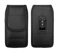 Funda de nailon CELZEN para Google Pixel 5, Alcatel Insight, Tetra Verso, Samsung Galaxy S10e, J3, LG Aristo 3/2. Funda vertical de lona con clip