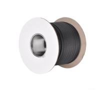 Funda de nailon PET trenzado de 100 m para organización de cables de alambre en inversores de panel solar, controladores de turbina eólica y sistemas de almacenamiento de energía (3 mm)