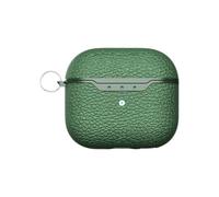 Funda de negocios con patrón de lichi para AirPods 4 2024, fundas para auriculares Apple Headset 3 4th Hook Pro con funda de generación 2