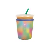 Funda de neopreno aislante para taza de caf helado y refresco fr o Sok It Java Sok (Dreaming in Color, tama o peque o: 16-20 oz)