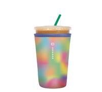 Funda de neopreno aislante para taza de caf helado y refresco fr o Sok It Java Sok (Dreaming in Color, tama o mediano: 22-28 oz)