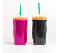 Funda de neopreno aislante reutilizable para bebidas de café helado | Soporte para bebidas frías para café Starbucks, McDonalds, Dunkin Donuts, Tim Hortons y más