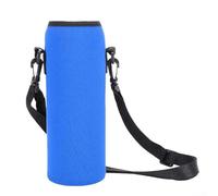 Funda de neopreno para botella de agua de 1000 ml, bolsa de transporte aislada para excursiones al aire libre, botellas de acero inoxidable de aluminio de una sola capa, preservación del calor, correa