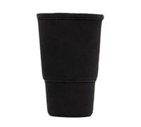 Funda de neopreno para café helado y aislamiento frío (brillante, XL: 1,077.3-1,190.7 g) Ndj418 (negro, 16,5 x 10 cm)