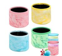 Funda de neopreno para helado Creami Deluxe Accesorios, fundas aisladas reutilizables para NC501, Series Deluxe Ice Cream Maker Containers (4 contenedores no incluidos?