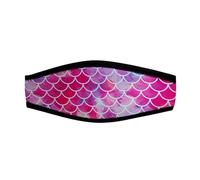 Funda de neopreno para máscara de buceo, cómoda correa protectora, 19 x 8,5 cm, funda de cuerda para gafas de natación para piscina, playa, aventuras marinas al aire libre, hot pink, Refer to