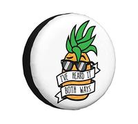 Funda de neumático Divertida I've Heard It Both Ways (Lo he escuchado de ambas Maneras), Protector Universal para camión, SUV, Remolque, Caravana, RV, 15 Pulgadas