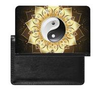 Funda De Pasaporte Flor Tai Chi Cartera De Pasaporte De Viaje Impermeable Passport Holder