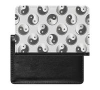 Funda De Pasaporte Negro Tai Chi Cartera De Pasaporte De Viaje Impermeable Passport Holder
