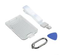 Funda de PC con cordón magnético para plaud Note, Note Pro AI grabadora de voz, funda protectora transparente con diseño delgado para transporte diario y protección contra arañazos (transparente)