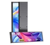 Funda de PC de 11.25 Pulgadas con HDMI y Tipo C, Mini Monitor FHD 1920 x 440 IPS para Pantalla de Temperatura de CPU GPU, Monitor de Carcasa de PC Aida64 Raspberry Pi y Laptop