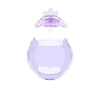 Funda de PC para Tamagotchi Paradise, funda de juego de mascotas a prueba de golpes con tapa de repuesto, protector electrónico lavable a prueba de sudor, carcasa rígida transparente en morado, azul y