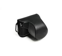 Funda de piel auténtica hecha a mano para cámara Leica Q3, color negro
