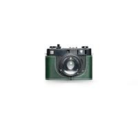 Funda de piel auténtica hecha a mano para cámara Yashica Electro 35 CC/CCN, color verde