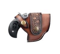 Funda de piel auténtica para pistolas Tourbon, funda oculta para derringer, funda para diestros