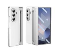 Funda de piel compatible con Samsung Galaxy Z Fold 8 Ultra con soporte para lápiz capacitivo y protector de pantalla integrado, funda delgada a prueba de golpes con S Pen y ranura para bolígrafo Z