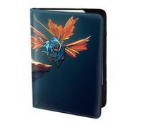 Funda de piel con diseño de rompecabezas de bola de color, para pasaporte, accesorios de equipaje, Acantilados al sol, Talla única, Contemporáneo